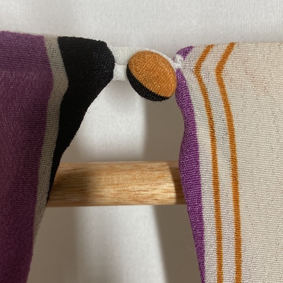 Honey Punch Striped  purple and gold Romper -Size S - Picture 6 of 10